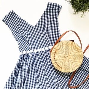 Saturday Studio - Gingham Fit And Flare Dress